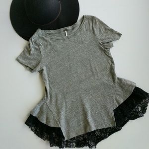Free People peplum t-shirt